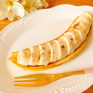 バナナのお皿♪メイプル×シナモンorきな粉✧˖°